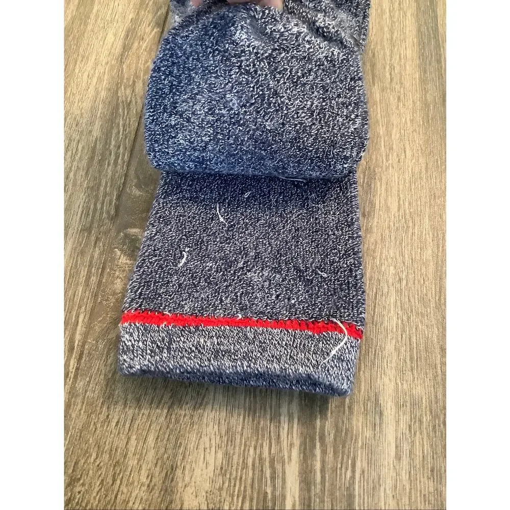 UGG Mens One Size Marled Navy Kyro Cozy Knit Crew Socks Lounge Minimalist B23-11